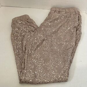 New York & Co. Sequin Embellished Joggers medium